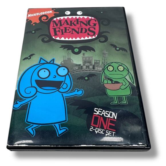 Making Fiends Season One 2-Disc Set DVD Nickelodeon Animated Comedy Horror Rare - Picture 1 of 8